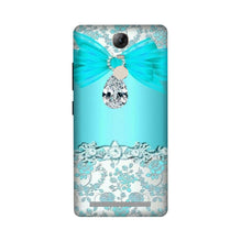 Shinny Blue Background Mobile Back Case for Lenovo Vibe K5 Note (Design - 32)