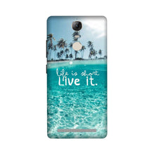 Life is short live it Mobile Back Case for Lenovo Vibe K5 Note (Design - 45)