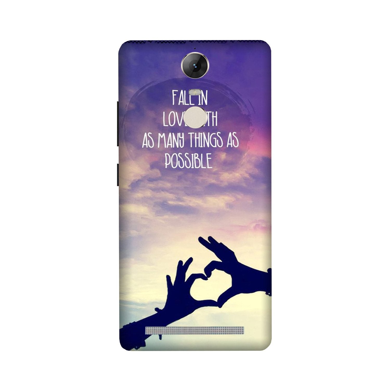 Fall in love Case for Lenovo Vibe K5 Note