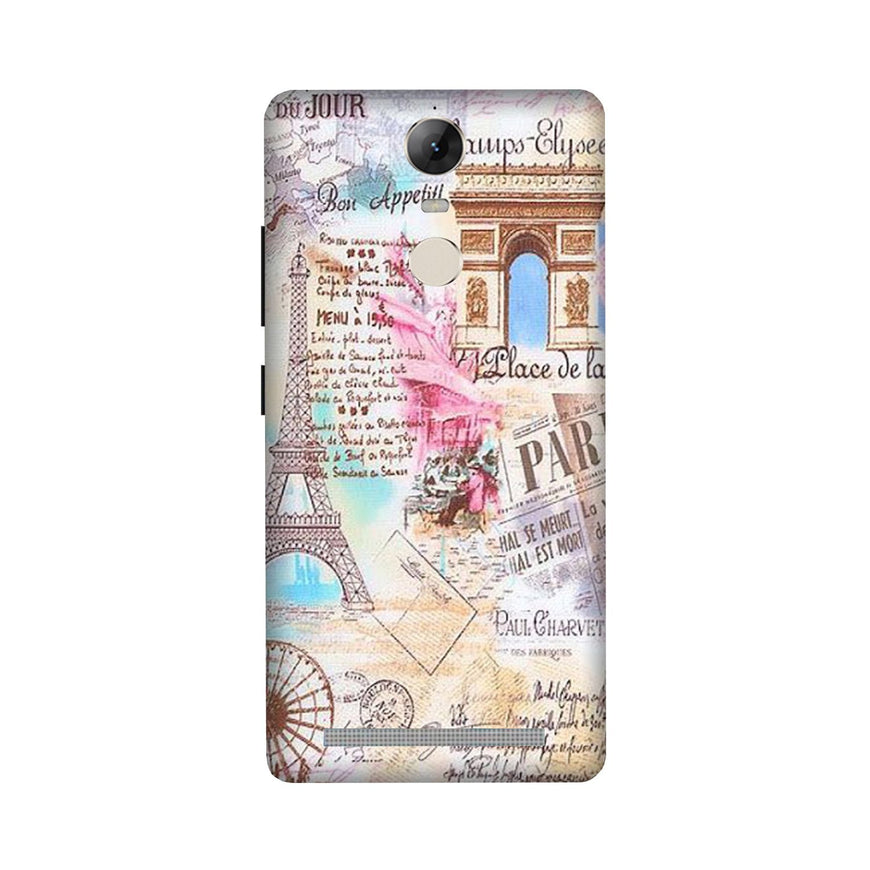 Paris Eiftel Tower Case for Lenovo Vibe K5 Note