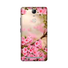 Pink flowers Mobile Back Case for Lenovo Vibe K5 Note (Design - 69)