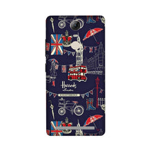 Love London Mobile Back Case for Lenovo Vibe K5 Note (Design - 75)