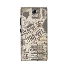 Travel Mobile Back Case for Lenovo Vibe K5 Note  (Design - 104)