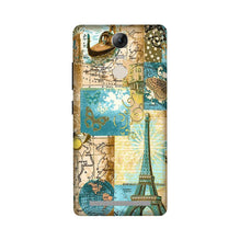 Travel Eiffel Tower Mobile Back Case for Lenovo Vibe K5 Note (Design - 206)