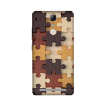 Puzzle Pattern Mobile Back Case for Lenovo Vibe K5 Note (Design - 217)