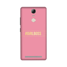 Girl Boss Pink Mobile Back Case for Lenovo Vibe K5 Note (Design - 263)