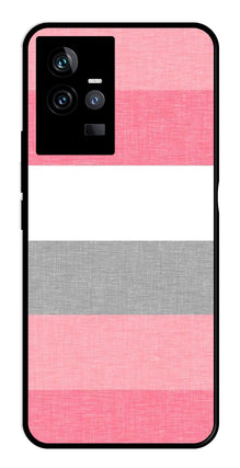 Pink Pattern Metal Mobile Case for IQOO 11 5G