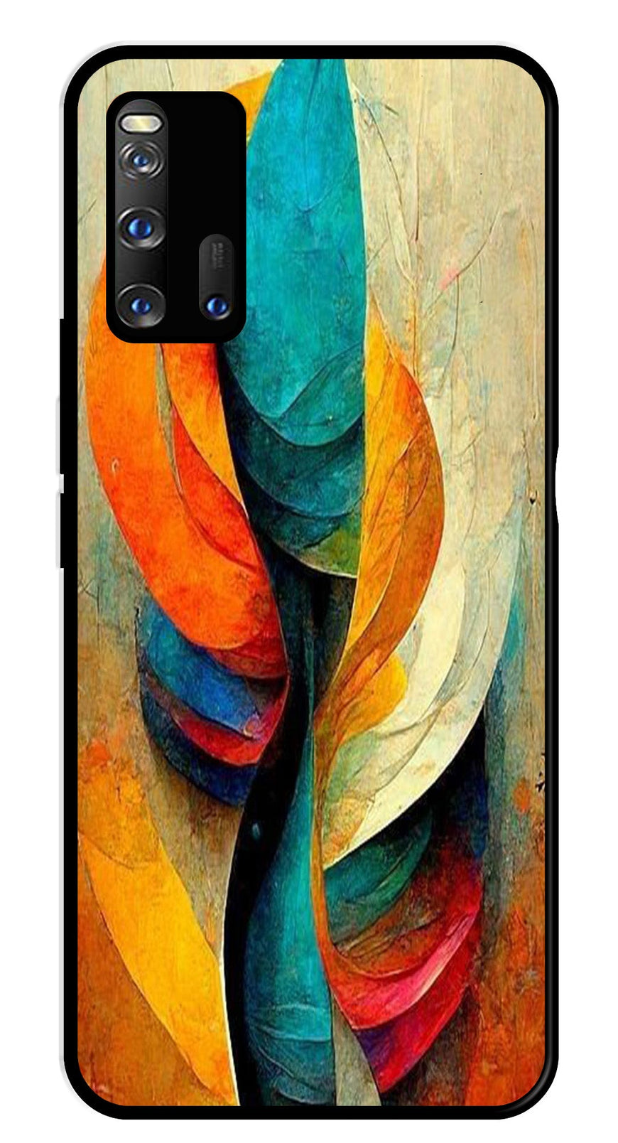 Modern Art Metal Mobile Case for iQOO 3 5G   (Design No -11)