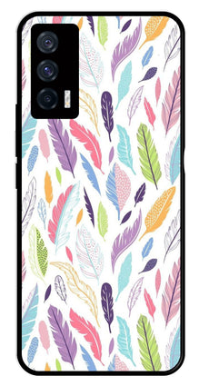 Colorful Feathers Metal Mobile Case for iQOO 7 5G