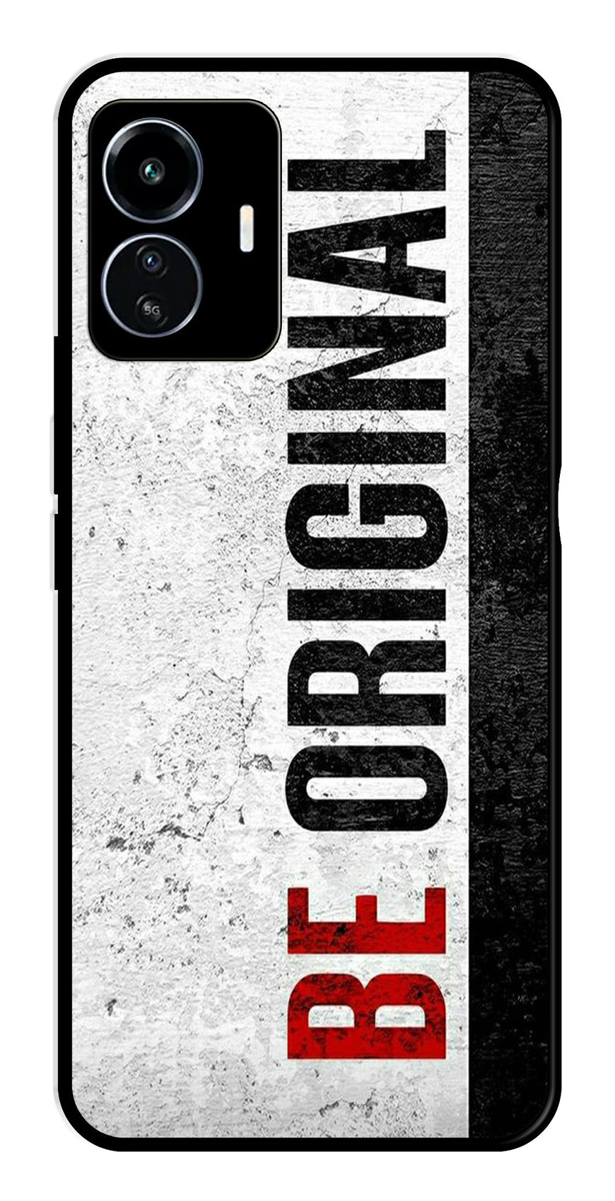 Be Original Metal Mobile Case for iQOO Z6 Lite   (Design No -38)