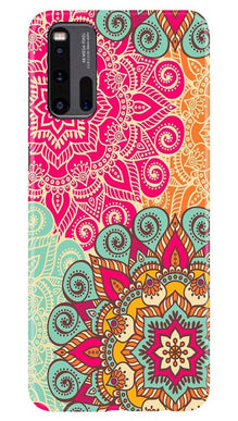 Rangoli art Mobile Back Case for Vivo iQ00 3 (Design - 6)