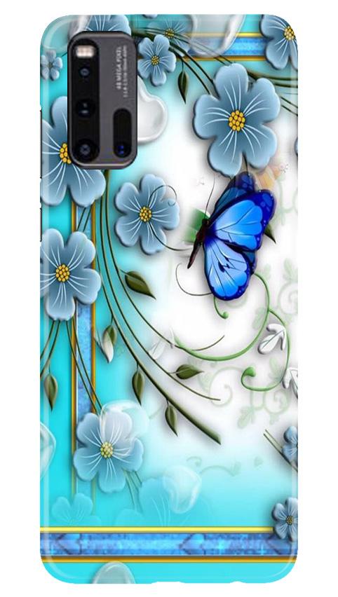 Blue Butterfly Case for Vivo iQ00 3