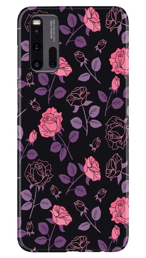 Rose Black Background Case for Vivo iQ00 3