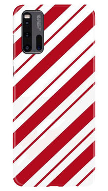 Red White Mobile Back Case for Vivo iQ00 3 (Design - 44)