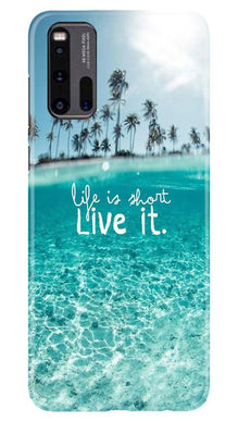 Life is short live it Mobile Back Case for Vivo iQ00 3 (Design - 45)