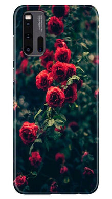 Red Rose Mobile Back Case for Vivo iQ00 3 (Design - 66)