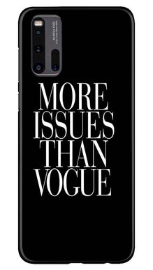 More Issues than Vague Mobile Back Case for Vivo iQ00 3 (Design - 74)