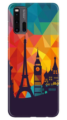 Eiffel Tower2 Mobile Back Case for Vivo iQ00 3 (Design - 91)