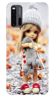 Cute Doll Mobile Back Case for Vivo iQ00 3 (Design - 93)