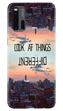 Look at things different Mobile Back Case for Vivo iQ00 3 (Design - 99)