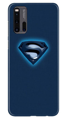 Superman Superhero Mobile Back Case for Vivo iQ00 3  (Design - 117)