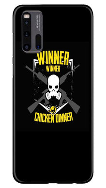 Winner Winner Chicken Dinner Mobile Back Case for Vivo iQ00 3  (Design - 178)