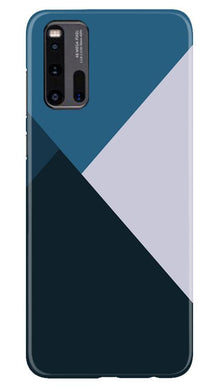 Blue Shades Mobile Back Case for Vivo iQ00 3 (Design - 188)