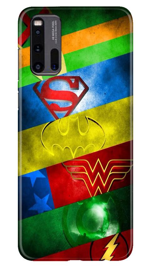 Superheros Logo Case for Vivo iQ00 3 (Design No. 251)