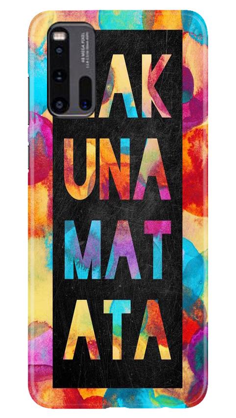 Hakuna Matata Mobile Back Case for Vivo iQ00 3 (Design - 323)