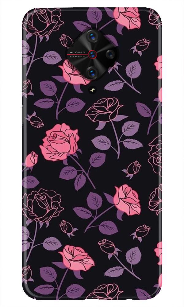 Rose Pattern Case for Vivo S1 Pro