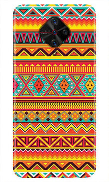 Zigzag line pattern Mobile Back Case for Vivo S1 Pro (Design - 4)