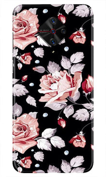 Pink rose Mobile Back Case for Vivo S1 Pro (Design - 12)