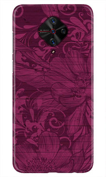 Purple Backround Mobile Back Case for Vivo S1 Pro (Design - 22)