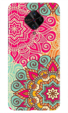 Rangoli art2 Mobile Back Case for Vivo S1 Pro (Design - 29)