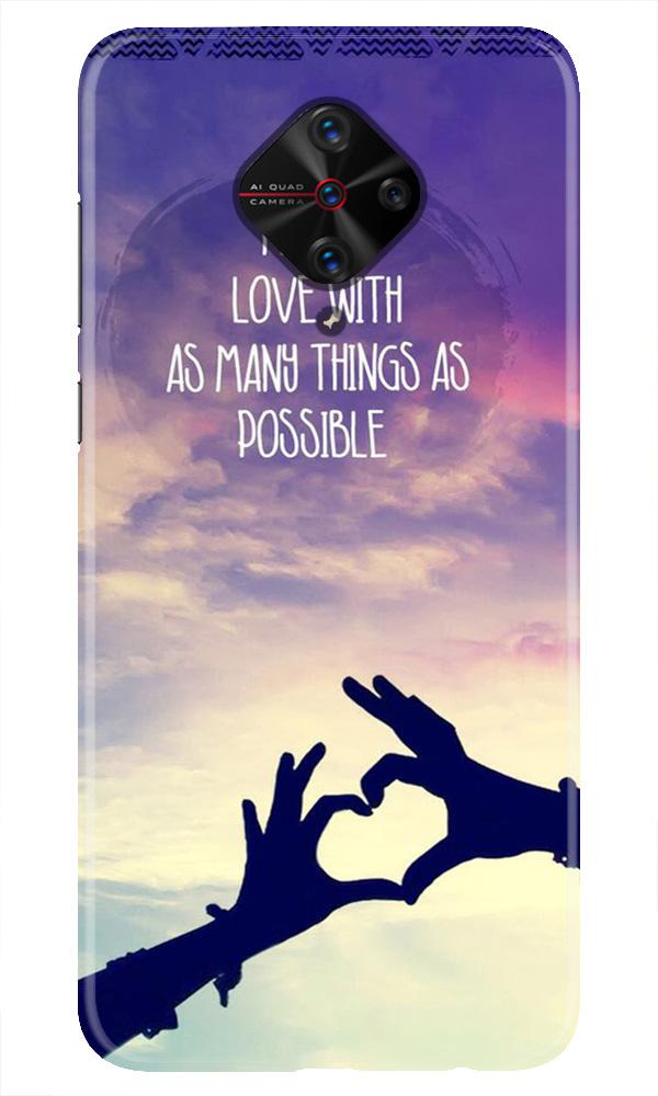 Fall in love Case for Vivo S1 Pro