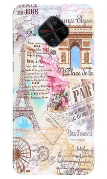 Paris Eiftel Tower Mobile Back Case for Vivo S1 Pro (Design - 54)