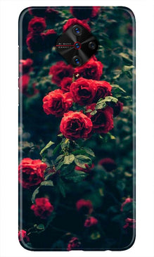 Red Rose Mobile Back Case for Vivo S1 Pro (Design - 66)