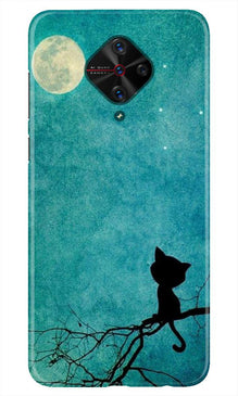 Moon cat Mobile Back Case for Vivo S1 Pro (Design - 70)