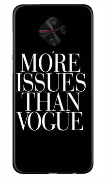 More Issues than Vague Mobile Back Case for Vivo S1 Pro (Design - 74)