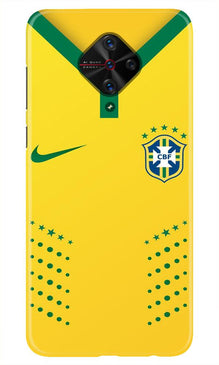 Brazil Mobile Back Case for Vivo S1 Pro  (Design - 176)