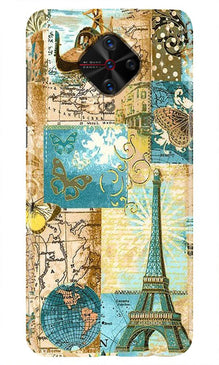 Travel Eiffel Tower Mobile Back Case for Vivo S1 Pro (Design - 206)