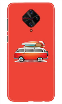 Travel Bus Mobile Back Case for Vivo S1 Pro (Design - 258)