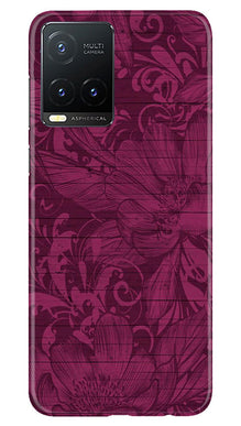Purple Backround Mobile Back Case for Vivo T1X (Design - 22)