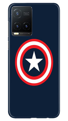 Captain America Mobile Back Case for Vivo T1X (Design - 42)