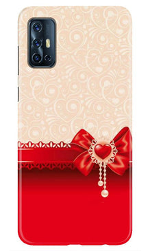Gift Wrap3 Mobile Back Case for Vivo V17 (Design - 36)