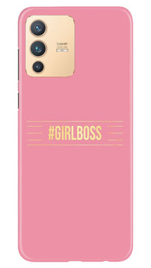 Girl Boss Pink Mobile Back Case for Vivo V23 Pro (Design - 263)