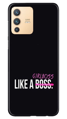 Like a Girl Boss Mobile Back Case for Vivo V23 Pro (Design - 265)