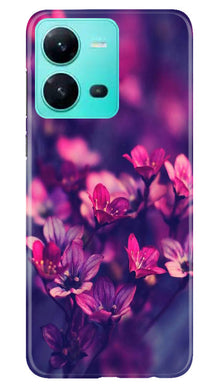 flowers Mobile Back Case for Vivo V25 5G (Design - 25)