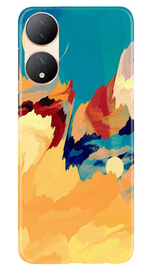 Modern Art Mobile Back Case for Vivo T2 5G (Design - 205)