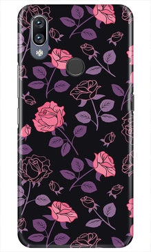 Rose Pattern Mobile Back Case for Vivo Y11 (Design - 2)